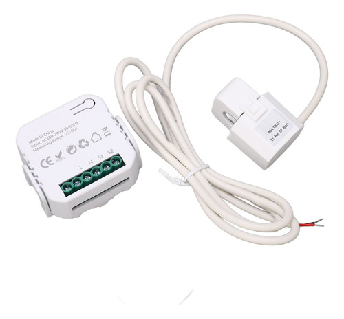 Medidor De Eletricidade Wifi Branco Branco E Monitor De Ener