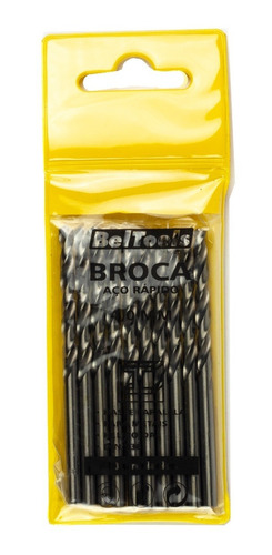 Kit C/ 10 Broca Aço Rápido 4mm Beltools