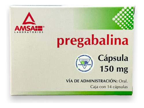 Pregabalina 150 Mg C/14 Cápsulas Amsa