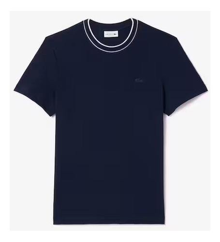 Remera Pique Strech Stripe Collar Lacoste (9567)