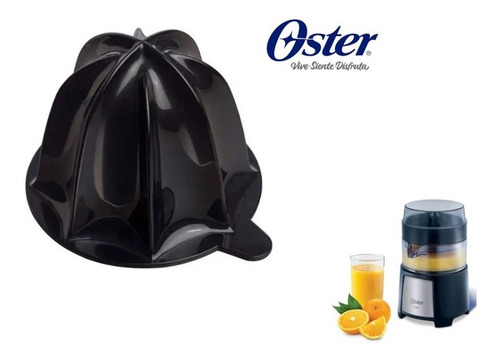 Imagen 5 de 6 de Cono Pera Para Exprimidor Oster Negro Original Repuesto
