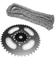Comprar Kit Transmision Riffel Yamaha New Crypton Corona Piñon Caden