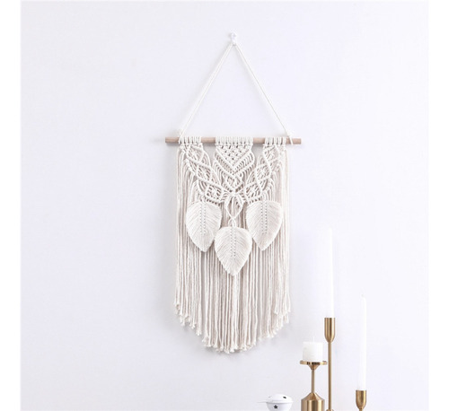 Ac Macrame Tapiz Colgante De Pared For Dormitorio,