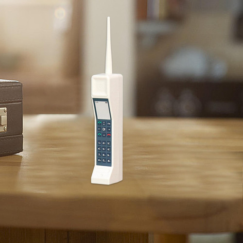 Enfeite De Telefone De Tijolo Retrô Decoração De Branco