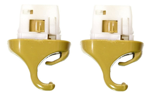 Pt Auto Warehouse 80 P Clip Gancho Para Visera Solar Beige