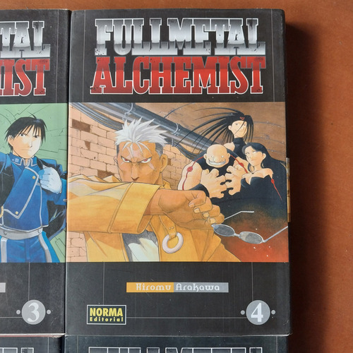 Libro Fullmetal Alchemist 3, 4, 5 Y 7 Arakawa Manga (Usado)