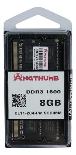 Memória Ddr3l 8gb 1600mhz Nb - Angthumb