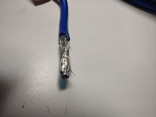 30 Mt Cable 4x0.50 Blindado Foil -malla P/ Balanzas Camiones