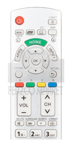 Control Remoto Compatible Con Panasonic Netflix Smart Tv 3d