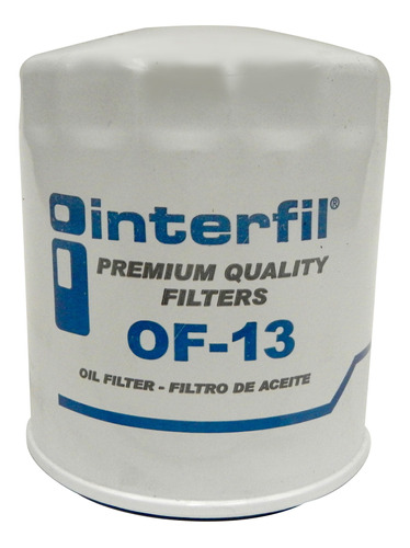 Filtro Aceite Interfil Para Chevrolet El Camino 5.0l 1976