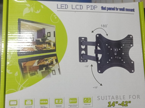 Imagen 1 de 1 de Soporte Articulado Para Tele De 14 Hasta 42