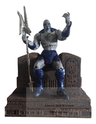 Trono Darkseid.  Diorama  Para  Figura Dc En Escala 1:10