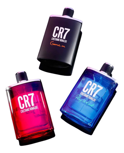Trio De Perfumes Cr7 Para Caballero 100ml