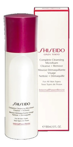 Shiseido Espuma Desmaquillante Microfoam Rostro 180ml