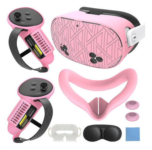 Juego De Fundas De Silicona Para Accesorios De Quest 3s Incl