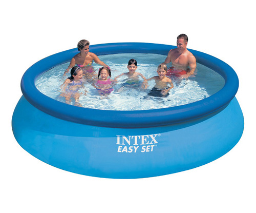 Piscina Inflável Intex Easy Set 5.621l Resistente Azul