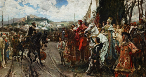 Bandera Escudo De Los Reyes Catolicos