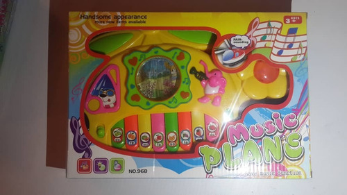 Juguete Piano Musical Con Luces Canciones Musica Niñas Bebes