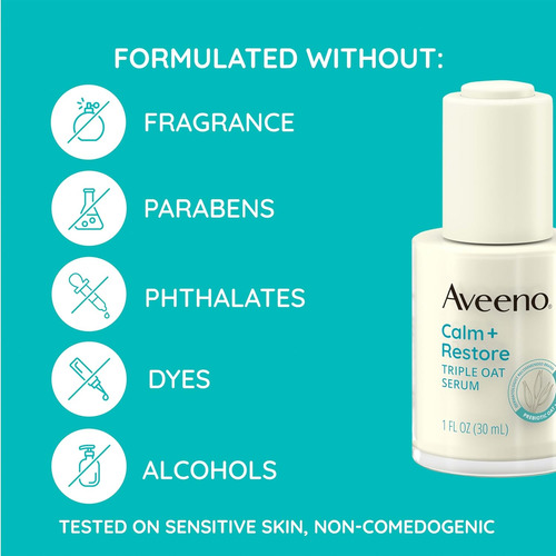 Sérum Facial Hidratante Calm Restore Triple Oat De Aveeno