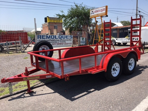 Imagen 6 de 14 de Remolque Para Maquinaria, Montacargas, Bobcat, Rodillos