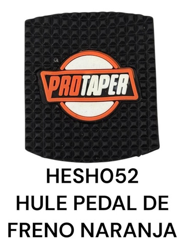 Hule Pedal De Freno Tipo Protaper Naranja