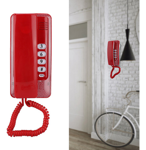 Extensión De Teléfono Fijo De Montaje En Pared Sin Identific
