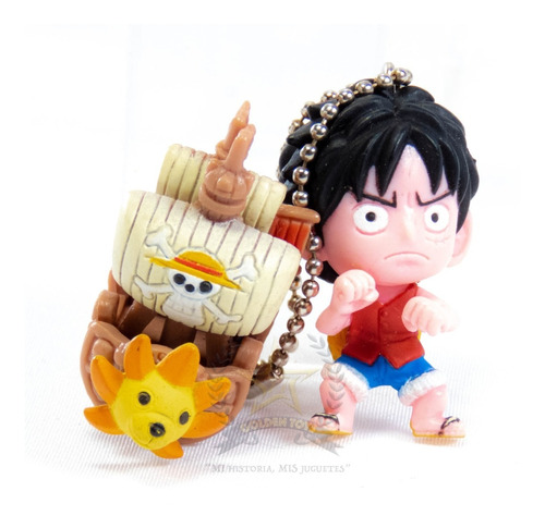 One Piece Keysafe Chain Luffy Y Thousand Sunny Golden Toys