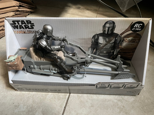 Star Wars Mandalorian Y Grogu Speeder Bike A Control Remoto