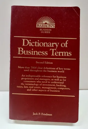 comprar Dictionary Of Business Terms - Barron's Business Guides