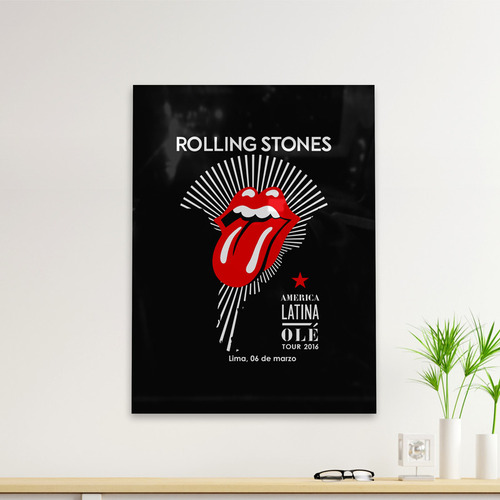 Cuadro Deco The Rolling Stones (d1254 Boleto.store)