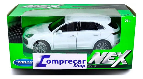 Xldd T Miniatura Porsche Cayenne Turbo Blanco Welly 1/24