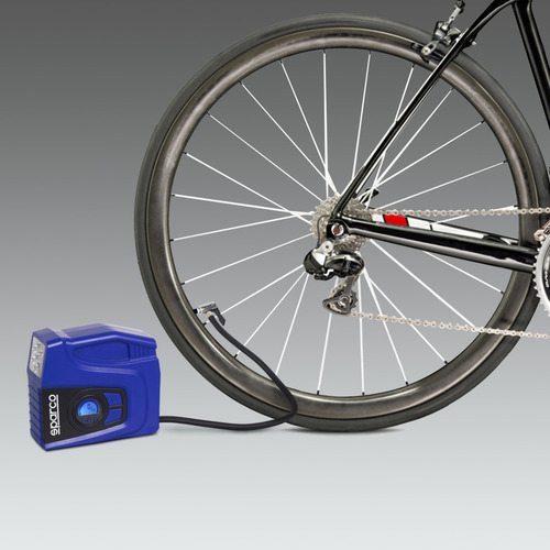 Compresor de aire eléctrico Sparco SPT163 120W 12V azul
