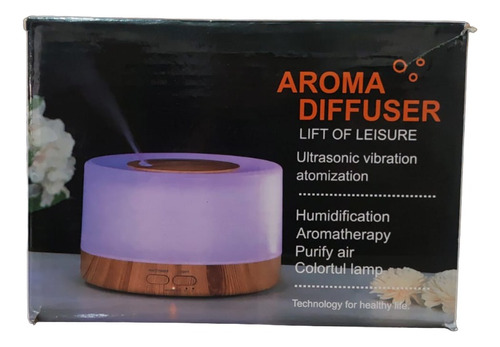 Humidificador Vaporizador Esencia Aromatizador Olor Led Casa