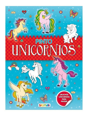 Libro Para Pintar Pricesas O Unicornios Infantil Sigmar C