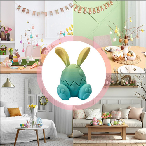Yo Decoraciones De Conejito De Pascua Figuras De Huevos De