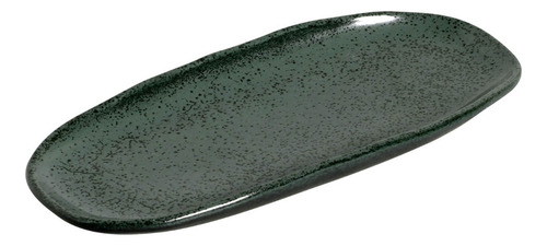 JOGO C/ 4 TRAVESSAS OVAL RASA PEQUENA ORGÂNICO GREENERY 23x11CM PORTO BRASIL