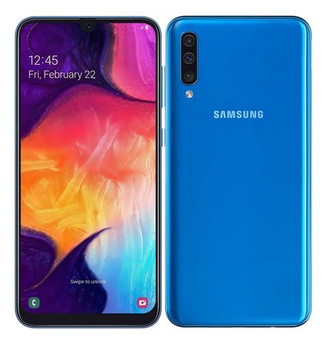 Samsung Galaxy A50 128 GB azul 4 GB RAM - Aceitável (Recondicionado)