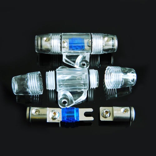 Imagen 2 de 2 de 2 Pc Awg 4 O 8 Medidor En Línea Afs Fusible Soporte Latón Ni