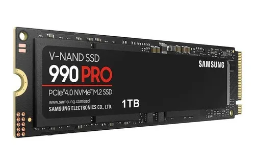 Unidad Ssd M.2 2tb Samsung 990 Pro Pcle 4.0 Color Negro