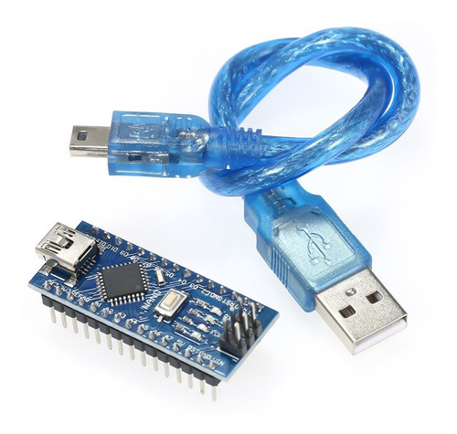 Tarjeta Nano V3.0 Atmega328 Sold Cable Compatibl Con Arduino