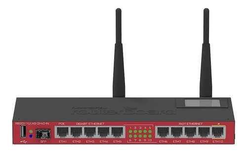 Roteador Wireless Mikrotik Routerboard Rb2011uias-2hnd-in