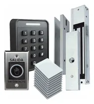 Comprar Zkteco Kit De Control De Acceso Modelo Sa40e Kit \u002F Acceso Autónomo Para Una Puerta Con 1 Electroimán Lm1802 300lbs , 1 Botón De Salida Tleb1 Y 10 Tarjetas 125 Khz