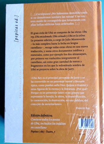Todo Ubú. Alfred Jarry. Pepitas De Calabaza. Nuevo