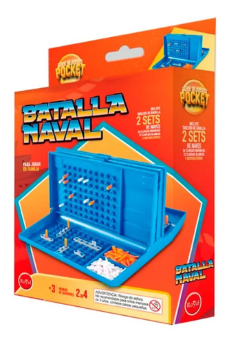 Juego De Mesa Batalla Naval Royal Pocket En Caja Febo