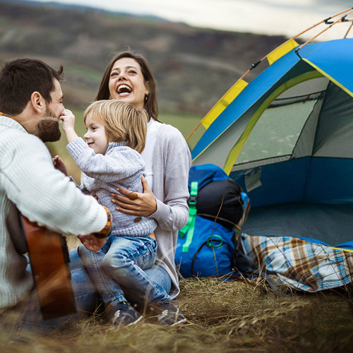 Carpa Familiar Automática Para Acampar, Tiendas De Campaña,