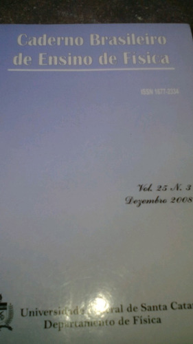 Caderno Brasileiro De Ensino De Física Volume 25 Número 3