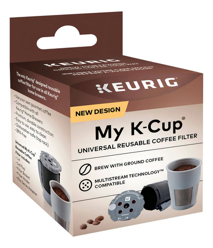 Capsulas Cafe Kcups Filtros Reusables Keurig 1.0 Y 2.0