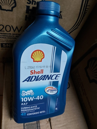 Aceite Shell Semisintetico 10w40 (1 Litro)