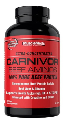 Carnivor Beef Aminos 300 Tabletas - Tienda Física