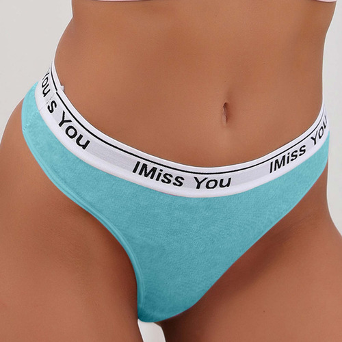 Tanga De Algodón Transpirable Sin Costuras Para Mujer, Cintu